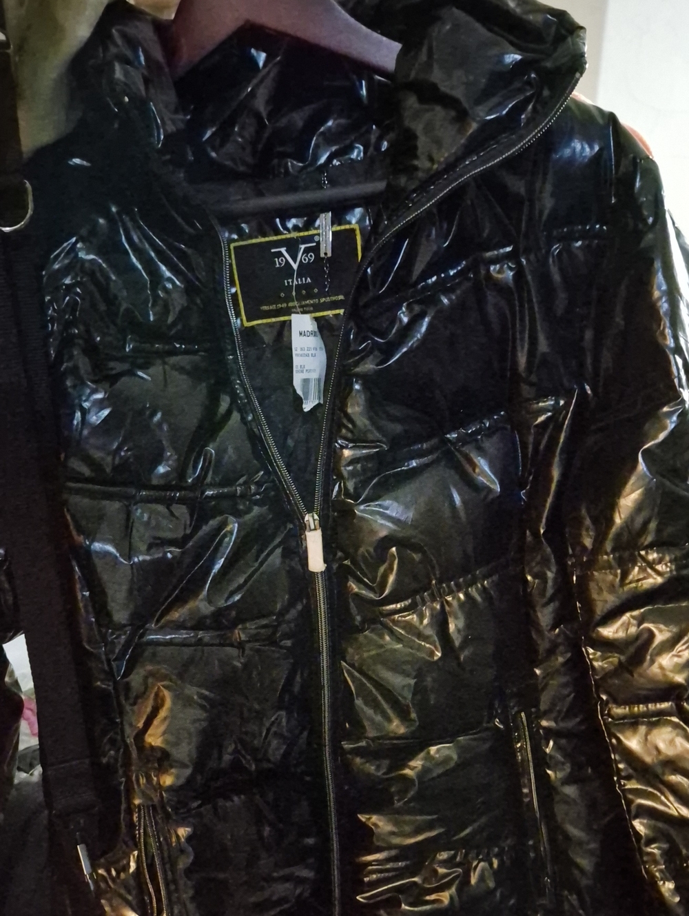 Versace 19V69 Italia Shine Puffer Jacket New wl Tag